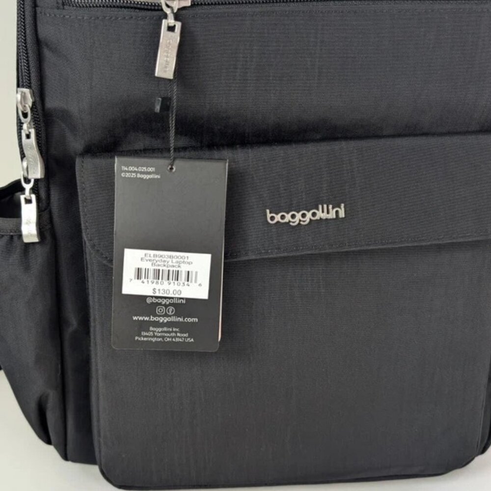 Baggallini Everyday Laptop Backpack Brand NEW with Tags RFID MSRP $130 NWT - Picture 9 of 12